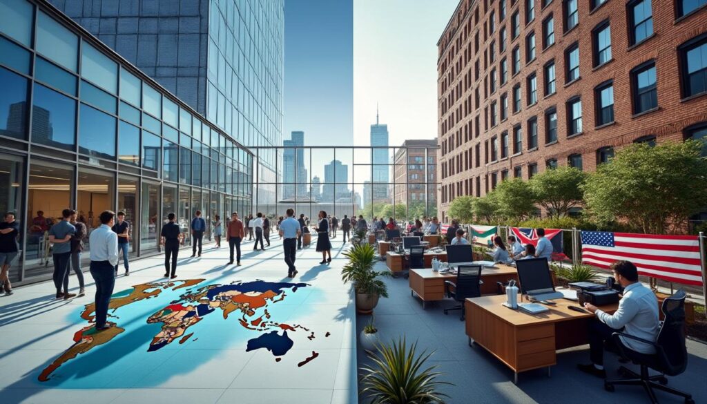 découvrez les principales différences entre une firme transnationale et une société américaine classique, en termes de structure, fonctionnement et impact global.