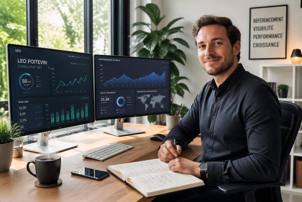 découvrez comment leo poitevin, consultant seo expert, peut optimiser votre visibilité en ligne et propulser votre business en 2026 grâce à des stratégies sur mesure.