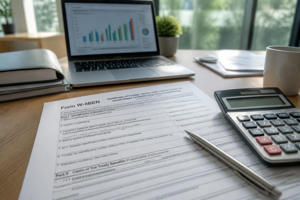 découvrez comment remplir correctement le formulaire w-8ben pour éviter la double retenue à la source et optimiser vos déclarations fiscales internationales.