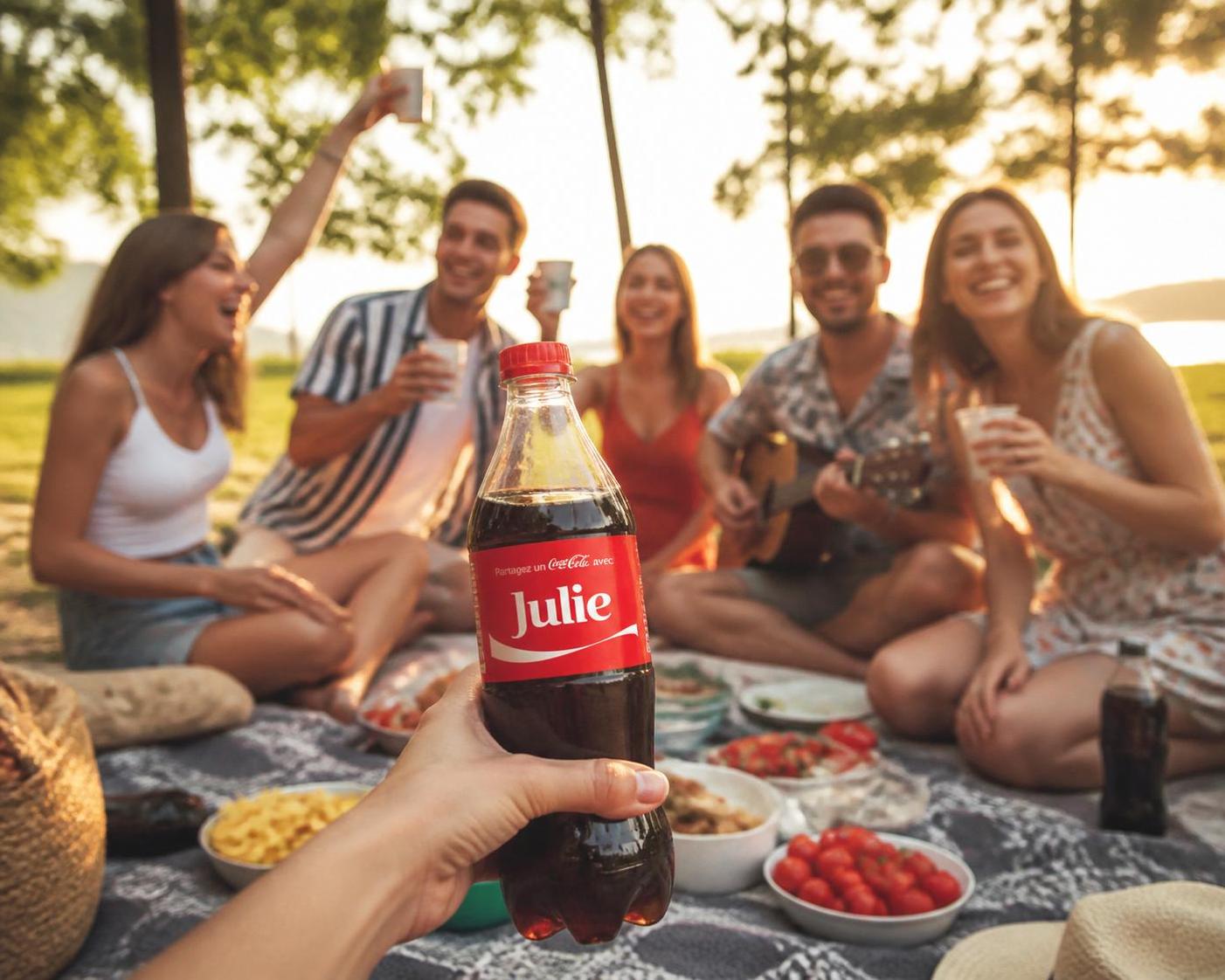 personnalisez votre bouteille de coca et faites sensation cet été avec un design unique et fun. parfait pour vos fêtes et moments de partage sous le soleil !