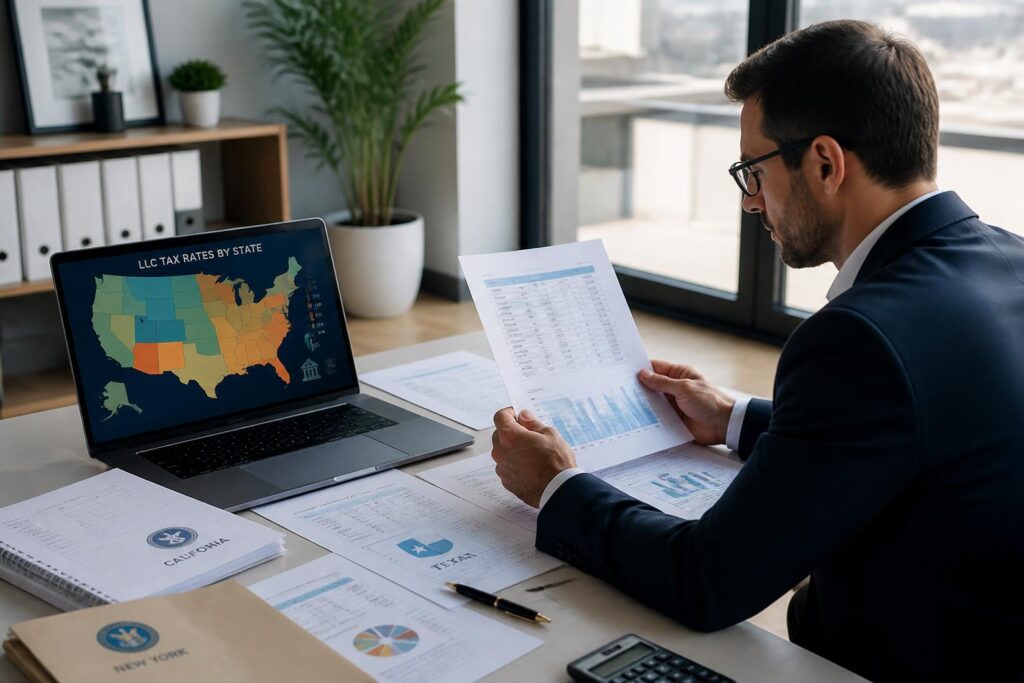 découvrez comment les taxes d'état s'appliquent aux llc et comprenez les obligations fiscales spécifiques selon chaque état pour optimiser la gestion de votre entreprise.