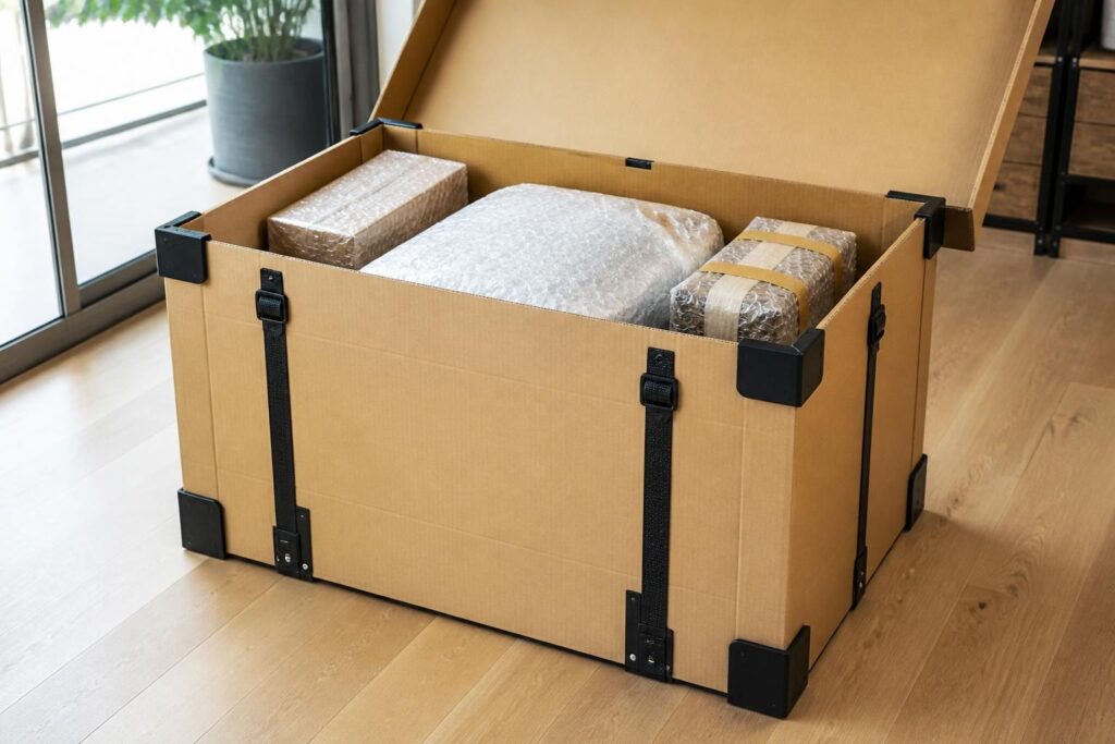 découvrez notre boîte à colis xxl, idéale pour protéger vos envois volumineux en toute sécurité. robustesse et fiabilité assurées pour un transport sans souci.