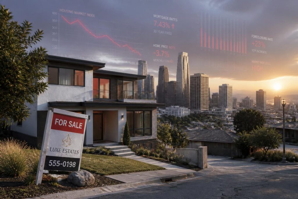 analyse des risques d'un krach sur le marché immobilier américain en 2026 et ses potentielles répercussions économiques.
